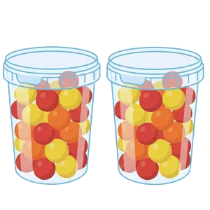 dos cubo tomate