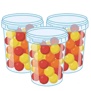 tres cubo tomate
